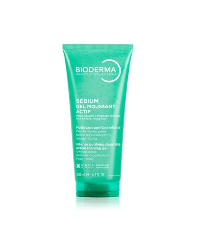 BIODERMA SEBIUM GEL MOUSSANT ACTIF 200 ML