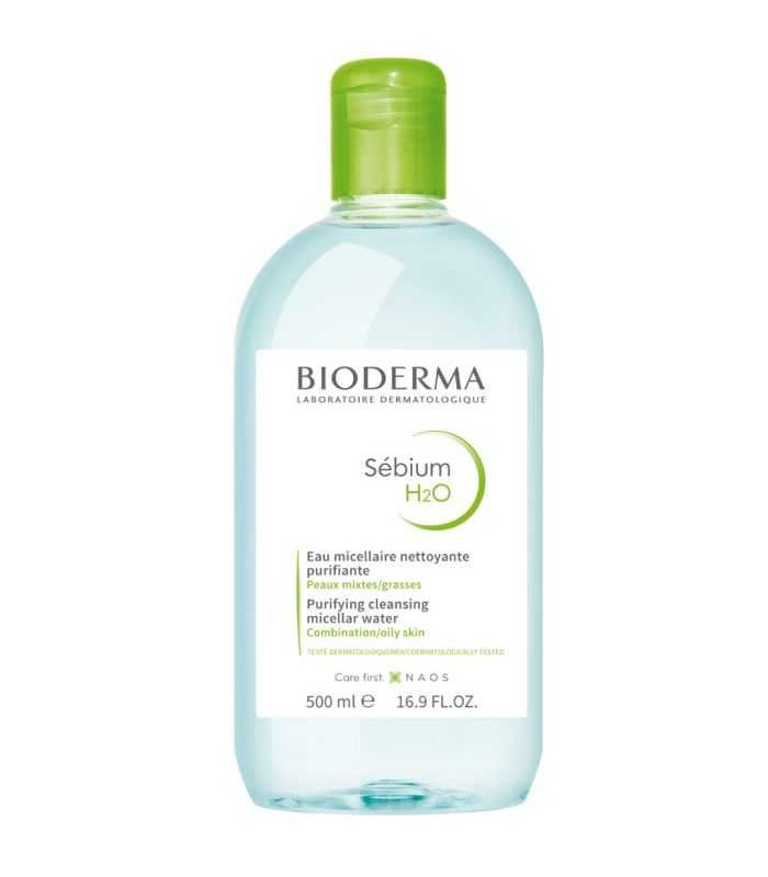 BIODERMA SEBIUM H2O SOLUTION MICELLAIRE 500 ML