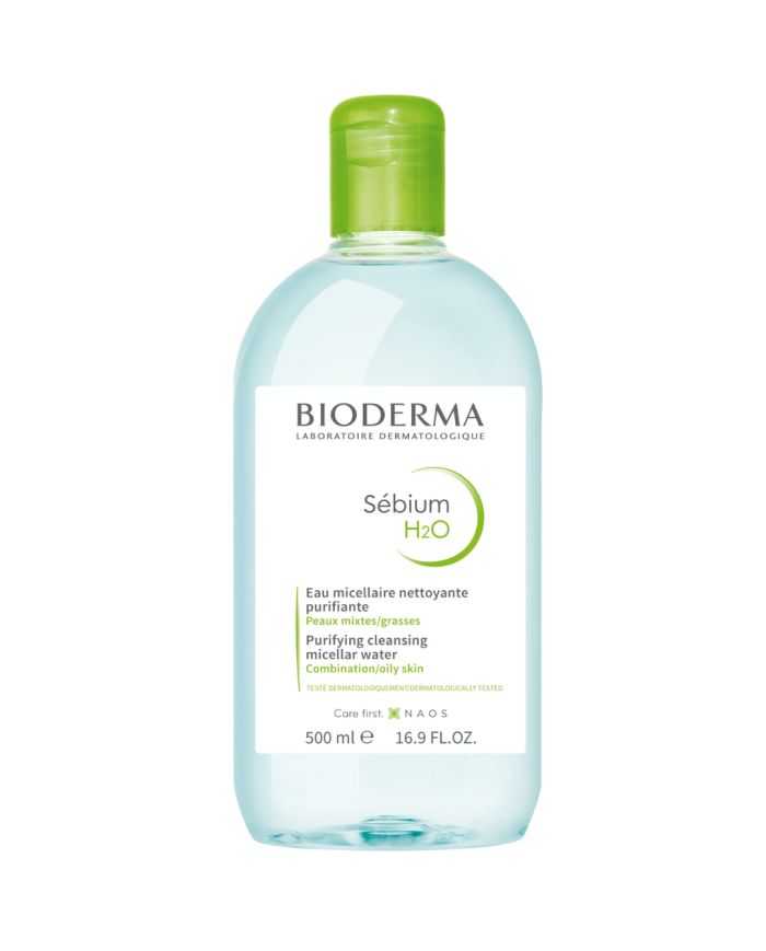 BIODERMA SEBIUM H2O SOLUTION MICELLAIRE 500 ML
