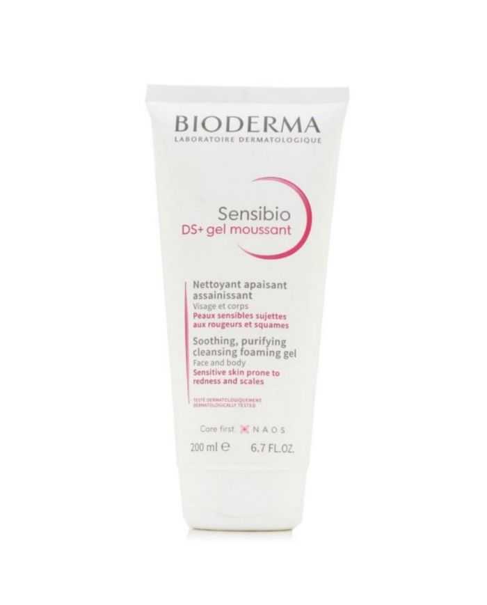 BIODERMA SENSIBIO DS+ GEL MOUSSANT NETTOYANT APAISANT 200 ML VISAGE ET CORPS
