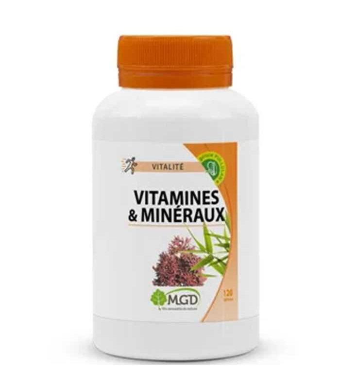 MGD NATURE VITAMINES ET MINERAUX 120 GELULES