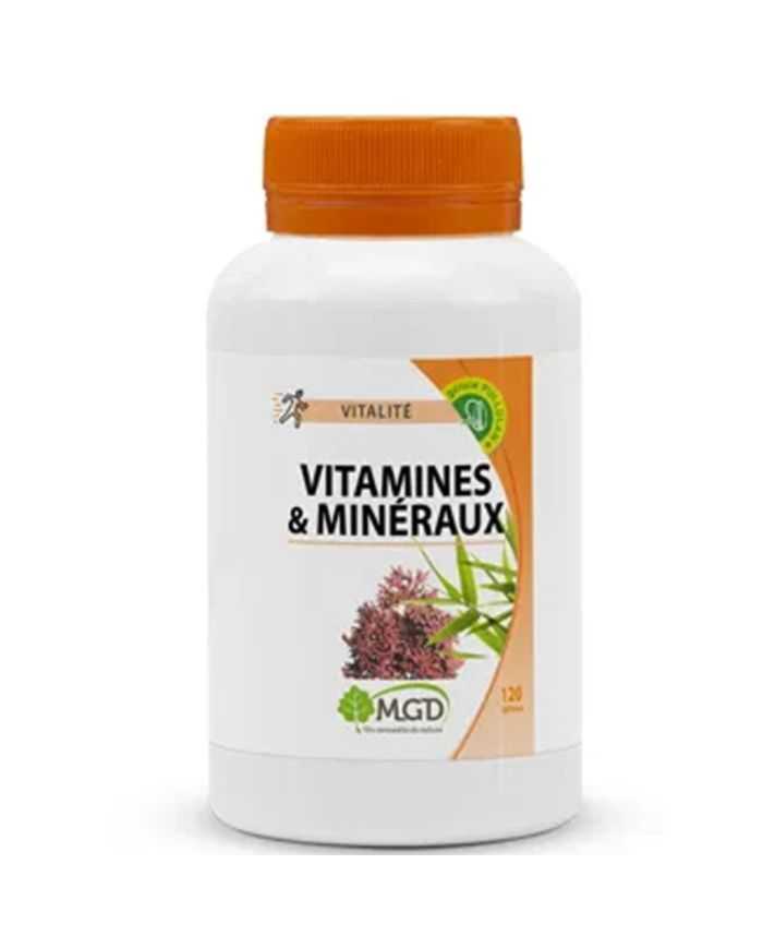 MGD NATURE VITAMINES ET MINERAUX 120 GELULES