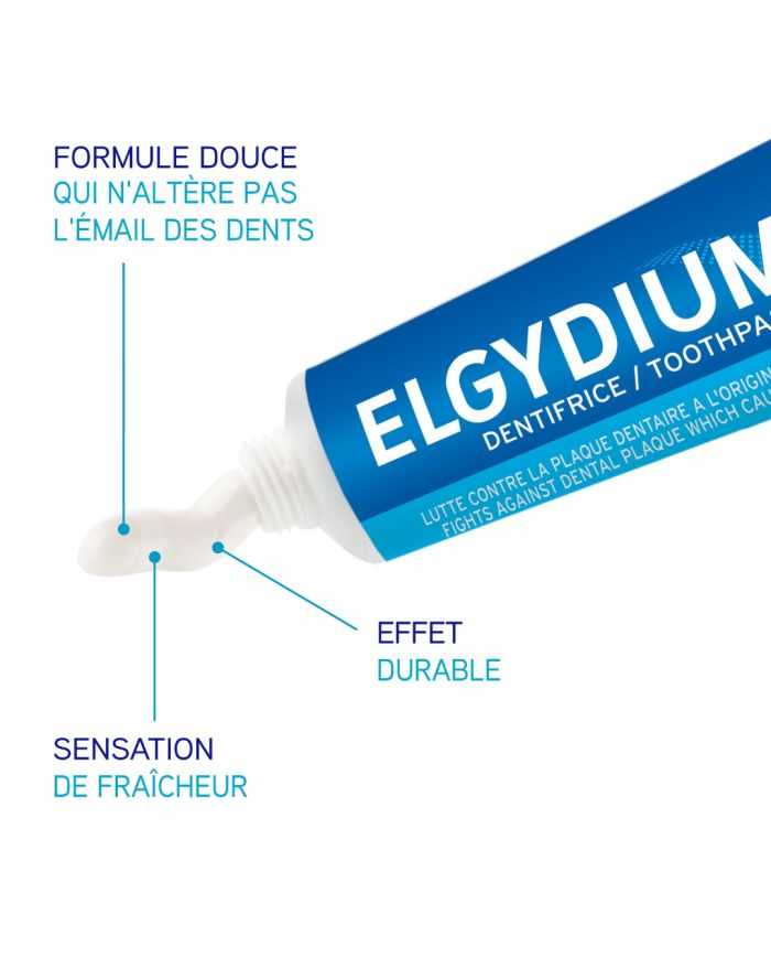ELGYDIUM DENTIFRICE ANTI PLAQUE 75 ML