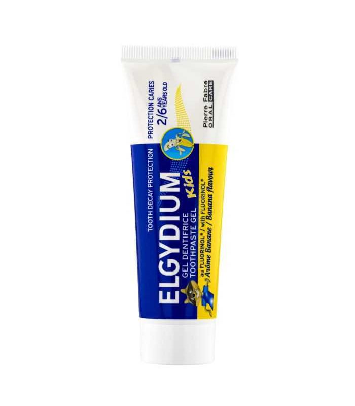 ELGYDIUM DENTIFRICE KIDS BANANE 2- 6 ANS 50 ML