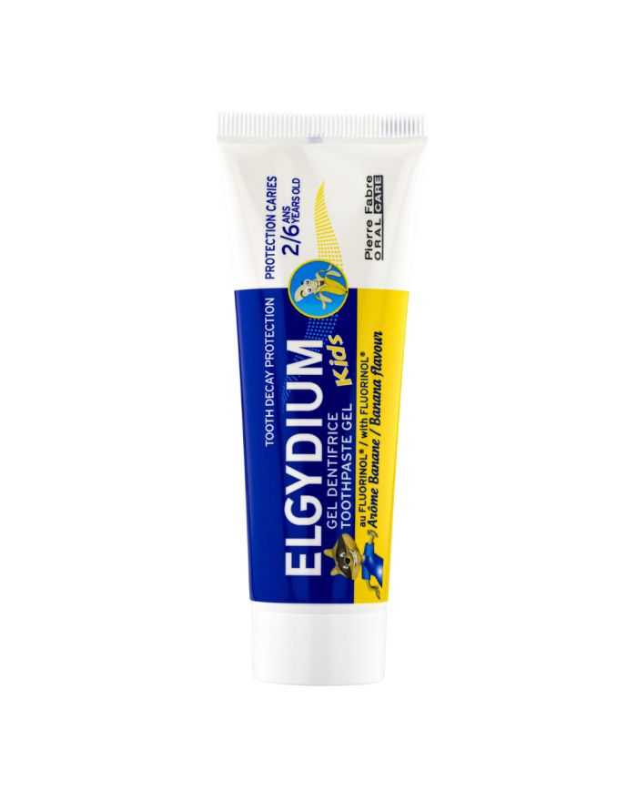 ELGYDIUM DENTIFRICE KIDS BANANE 2- 6 ANS 50 ML